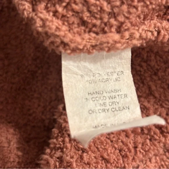 KLd Elegant Rust Crew Neck Crop Oversized Sweater Size Small - Picture 7 of 7